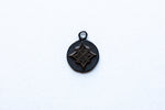 Oxidized  Bronze Artisan Tag