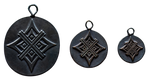 Oxidized  Bronze Artisan Tag